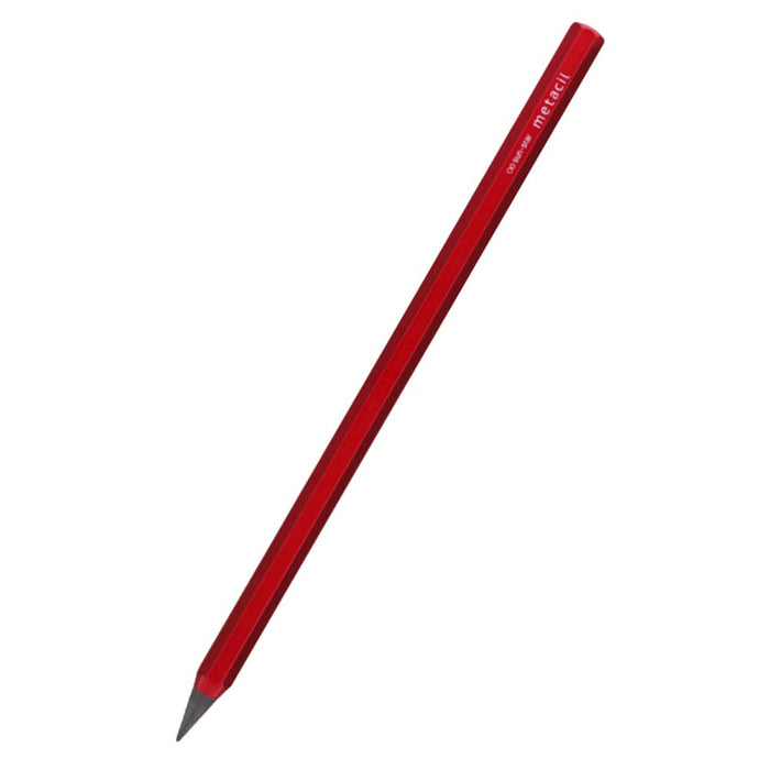 Sun-Star Stationery Metasil Metallic Red Pencil 2H No Sharpening Needed