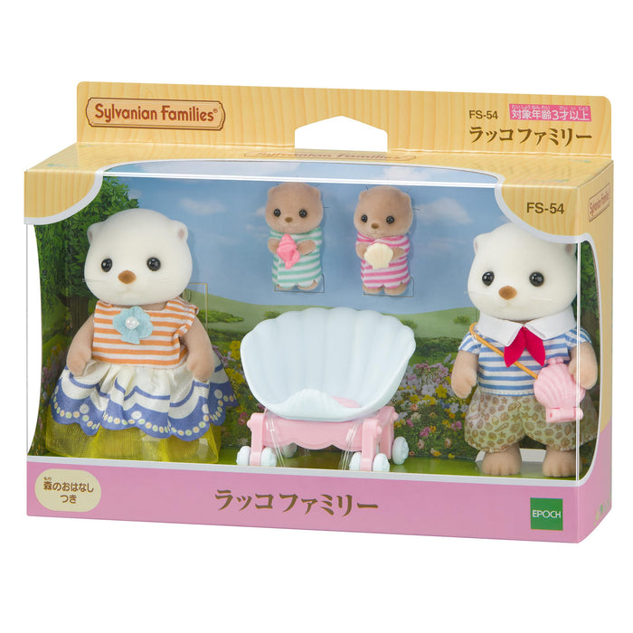 Epoch Sylvanian Families 海獭娃娃屋玩具适合 3 岁及以上儿童 FS-54