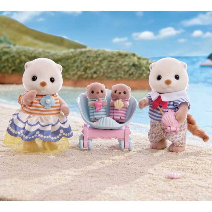 Epoch Sylvanian Families 海獭娃娃屋玩具适合 3 岁及以上儿童 FS-54