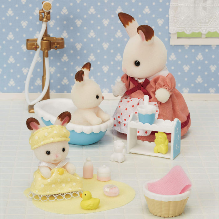 Epoch Sylvanian Families 嬰兒浴室家具套裝 3 歲以上玩具娃娃屋