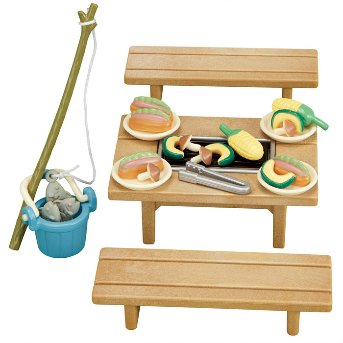 Epoch Sylvanian Families Barbecue Set Certified Toy Dollhouse for Ages 3+-Kiichin - The #1 Place for Japanese Goods in Your Hand!
