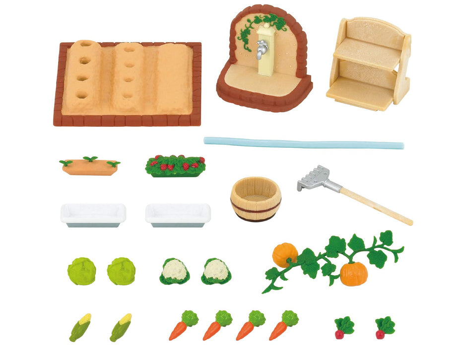 Epoch Sylvanian Families Vegetable Making Set Ka-616 Toy Dollhouse for Ages 3+