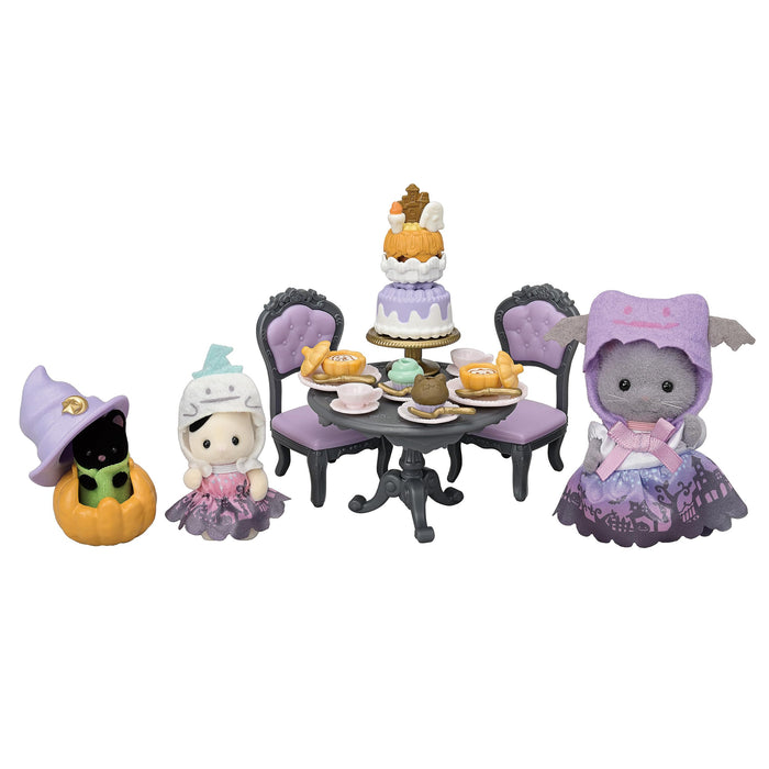 Epoch Sylvanian Families 季節性萬聖節派對套裝 3 歲以上娃娃屋玩具 SE-211