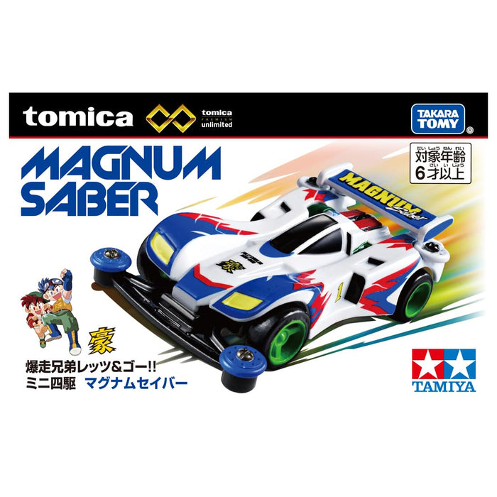 Takara Tomy Tomica Premium 迷你四驱马格南军刀无限汽车玩具适合 6 岁以上儿童