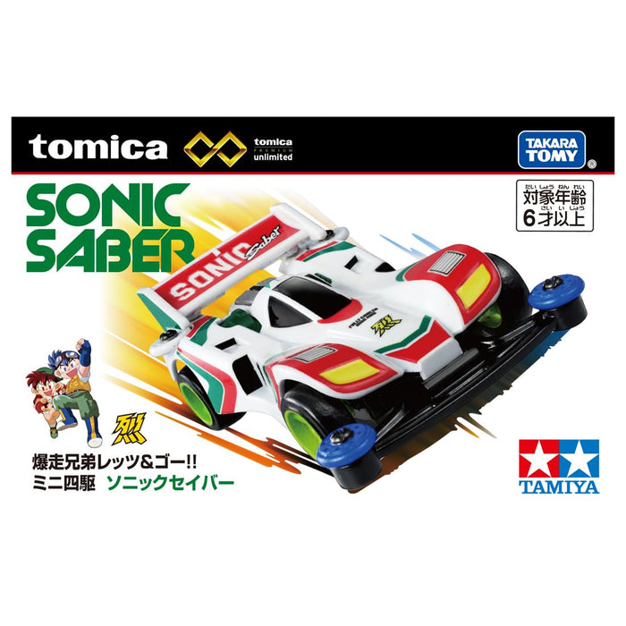 Takara Tomy Sonic Saber 迷你 4WD 汽車玩具 - Tomica Premium 無限年齡 6 歲以上