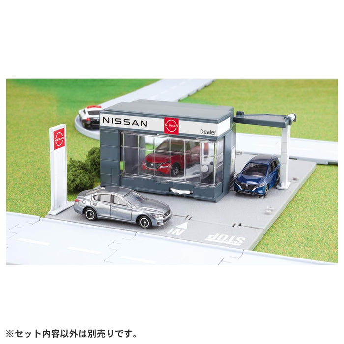 Takara Tomy Tomica Town Nissan 經銷商迷你車玩具適合 3 歲以上