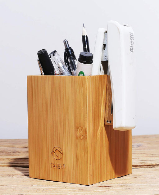 Hehe∞Takemi ∞Takemi Bamboo Pen and Cutlery Holder Plastic-Free TM-PH1-Kiichin - The #1 Place for Japanese Goods in Your Hand!