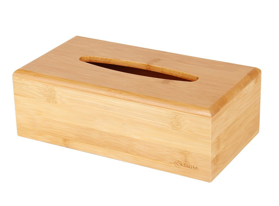 Hehe∞Takemi Takemi Bamboo Tissue Box Stylish Plastic-Free Case TM-TB1A-Kiichin - The #1 Place for Japanese Goods in Your Hand!