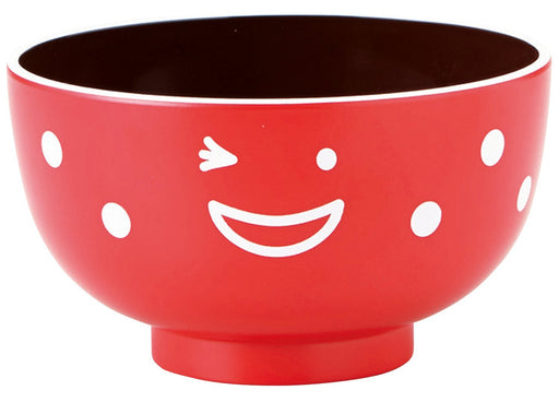 Takenaka Red Japanese-Made Naughty Kids Soup Bowl T-46523 10x5.7 cm-Kiichin - The #1 Place for Japanese Goods in Your Hand!