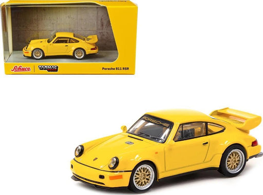 Schuco Tarmac Works 1/64 Porsche 911 RSR 3.8 Yellow Minicar Import-Kiichin - The #1 Place for Japanese Goods in Your Hand!