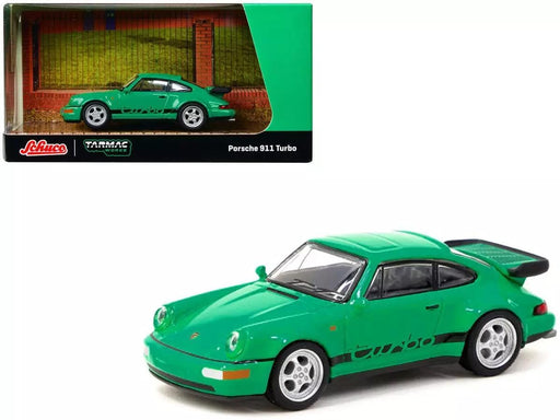 Schuco 1/64 Porsche 911 Turbo Green Tarmac Works Minicar Parallel Import-Kiichin - The #1 Place for Japanese Goods in Your Hand!