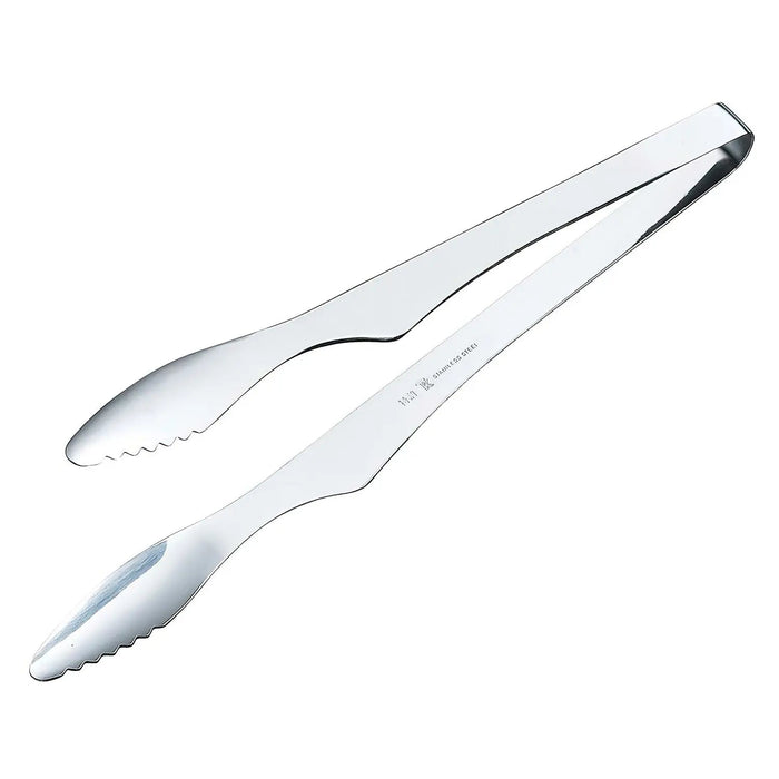Teruhime BBQ Tongs - 24cm Stainless Steel Grilling Utensil-Kiichin - The #1 Place for Japanese Goods in Your Hand!
