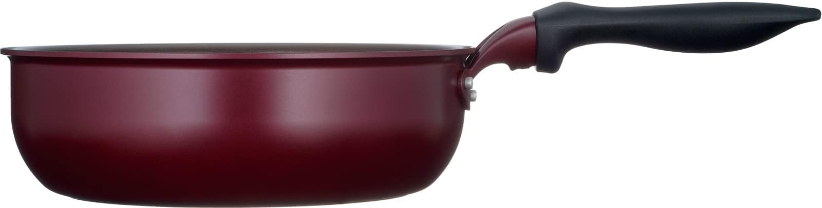 Thermos Durable Series 24Cm Red Frying Pan IH Compatible KFH-024D-Kiichin - The #1 Place for Japanese Goods in Your Hand!