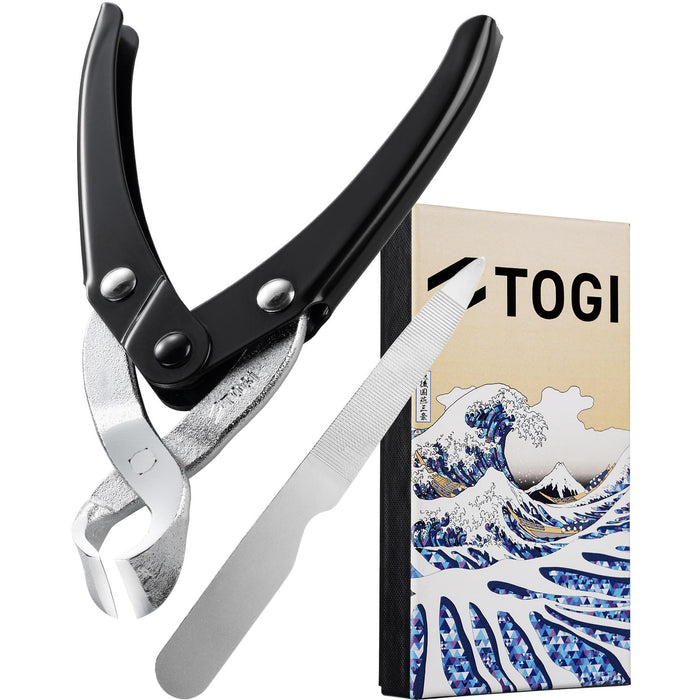 Togi Nippers Nail Clippers Tsubamesanjo 100 Years Craftsmanship Silver Black Made in Japan