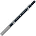 Tombow Dual Brush Pen Set - Cool Gray 7 6 Piece Pack (AB-TN55-6P)-Kiichin - The #1 Place for Japanese Goods in Your Hand!