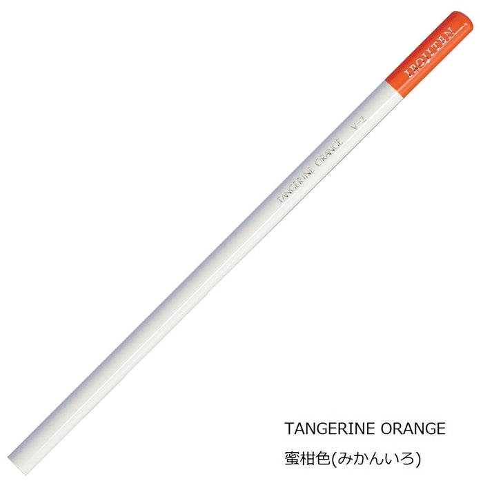 Tombow Tangerine Colored Pencil Pack - 6 Pieces Single Color Ci-Rv2-6P-Kiichin - The #1 Place for Japanese Goods in Your Hand!