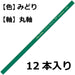 Tombow Green Colored Pencils Single Color Set of 12 - 1500 Series-Kiichin - The #1 Place for Japanese Goods in Your Hand!