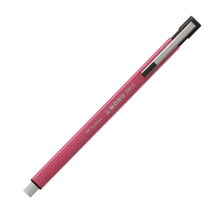 Tombow Mono Zero Square Pink Eraser - Metal Body Precision Design EH-KUMS81