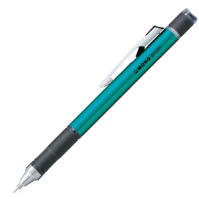 Tombow Mono Monograph Mechanical Pencil with Rubber Grip Turquoise DPA-141C