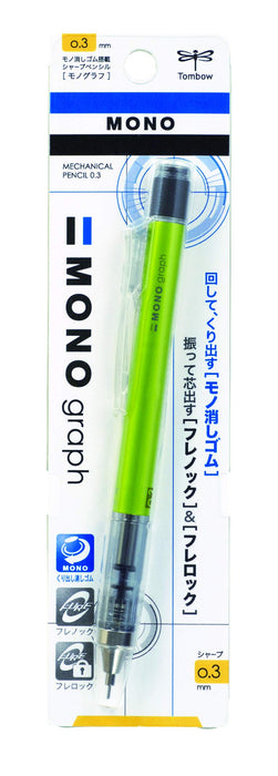 Tombow Monograph Mechanical Pencil 0.3mm DPA-131E in Lime Color