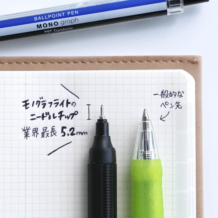 Tombow Monograph Light Ballpoint Pen 0.5mm 3-Color Assortment with Bonus Pack-Kiichin - The #1 Place for Japanese Goods in Your Hand!