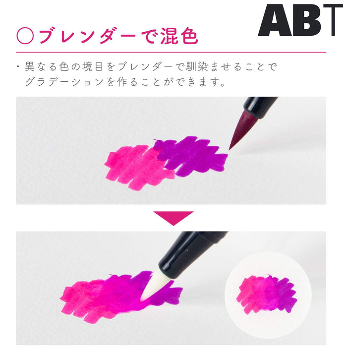 Tombow Dual Brush Pen Set 108 Colors Pencil Brush Pen Style