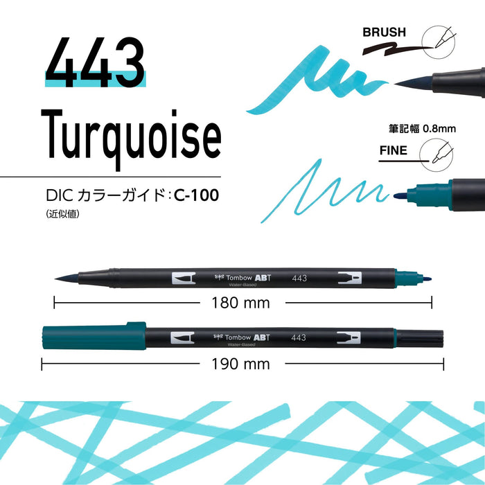 Tombow Dual Brush Pen 24 Color Set Basic - AB-T24CBA - Pencil Brush Pen