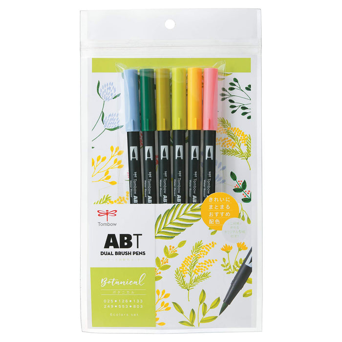 Tombow Botanical Set AB-T6CBT 6 色双头画笔铅笔