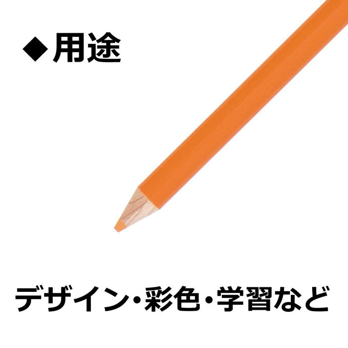 Tombow 1500-28 Orange Colored Pencil Pack of 12