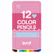 Tombow Ippo 12 Colors Plain Pink Colored Pencil Set Slide Can-Kiichin - The #1 Place for Japanese Goods in Your Hand!