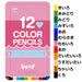 Tombow Ippo 12 Colors Plain Pink Colored Pencil Set Slide Can-Kiichin - The #1 Place for Japanese Goods in Your Hand!