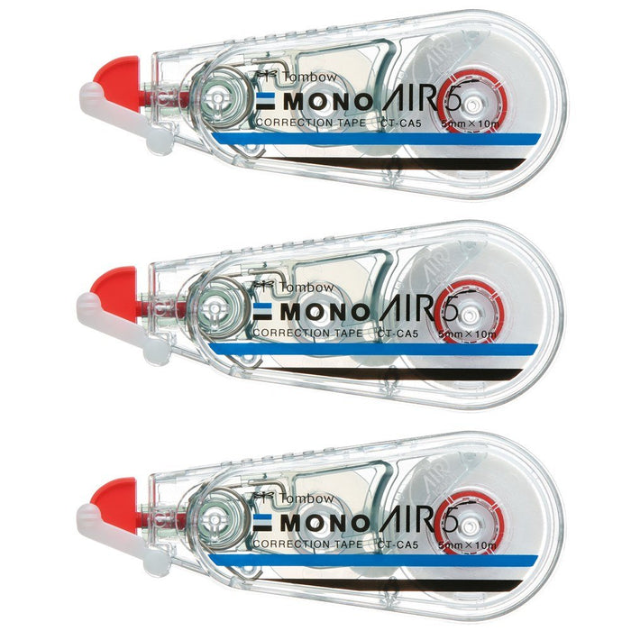 Tombow Mono Air Correction Tape 5mm Pack of 3 Pencil Design KPB-325