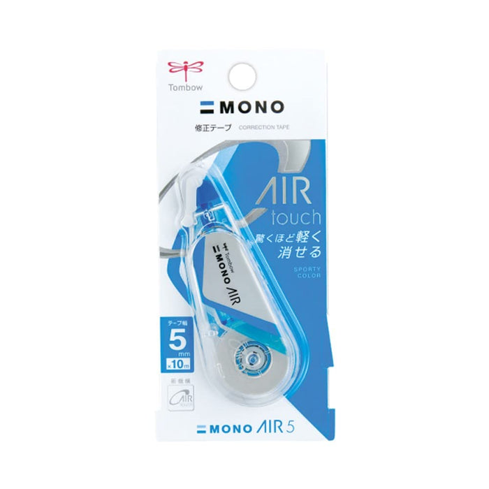 Tombow Mono Air 透明蓝色铅笔修正带 5mm 5 件装