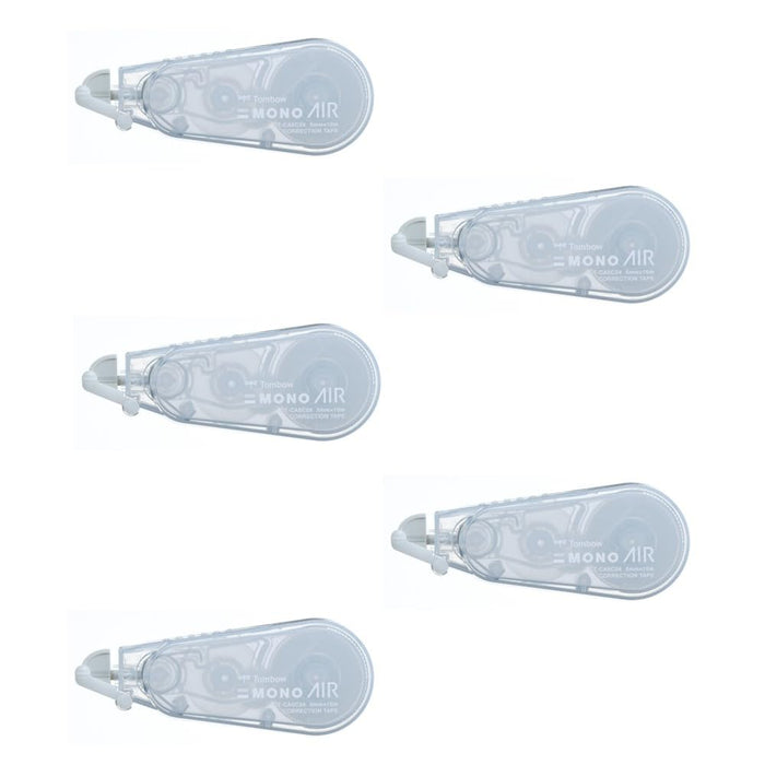 Tombow Mono Air Pencil Correction Tape 5mm Width Sheer White 5 Pieces