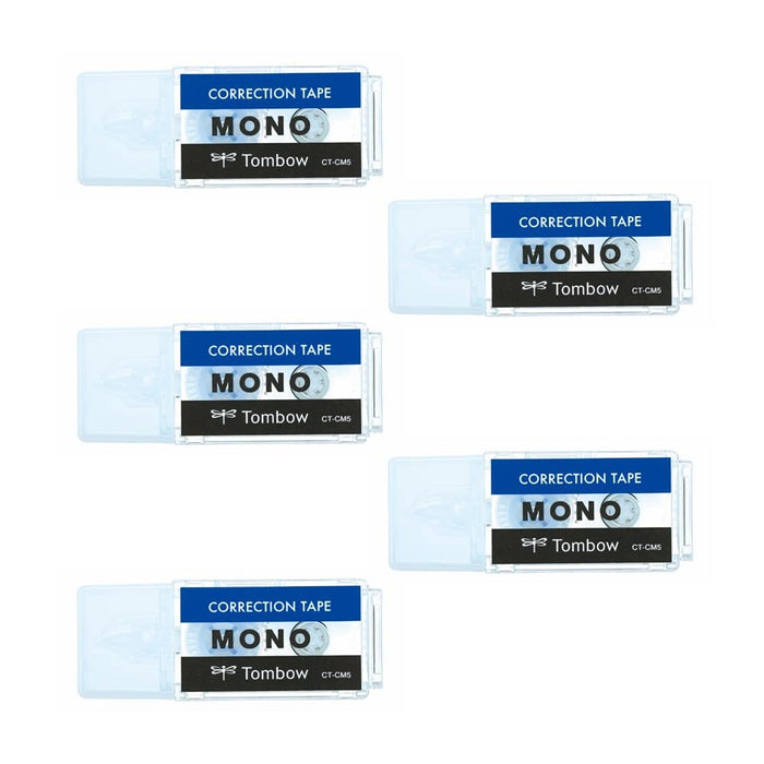 Tombow Mono Color Mono Pocket Correction Tape 5mm x 4m Pack of 5