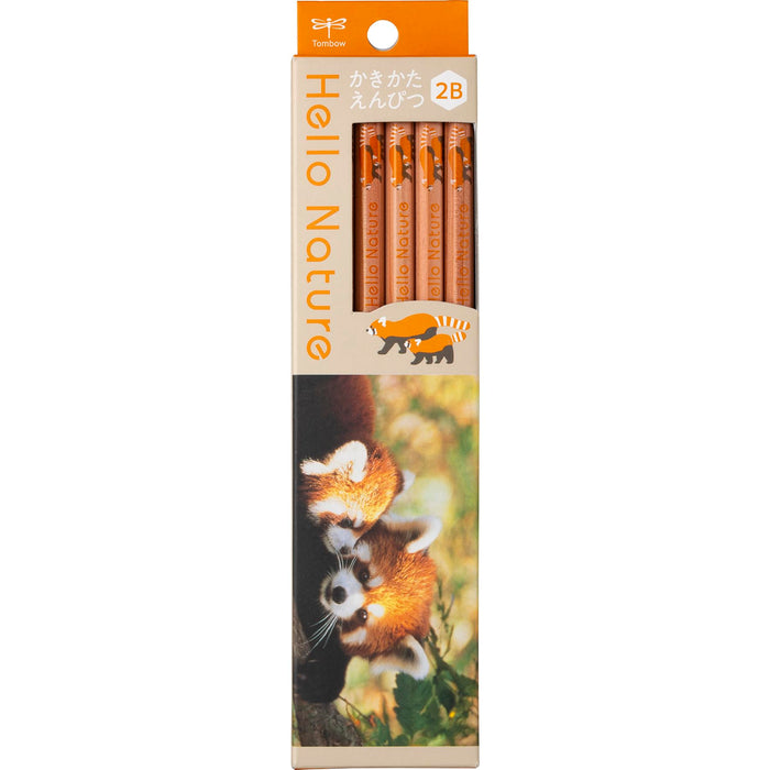 Tombow 2B Drawing Pencil - Hello Nature Red Panda Series