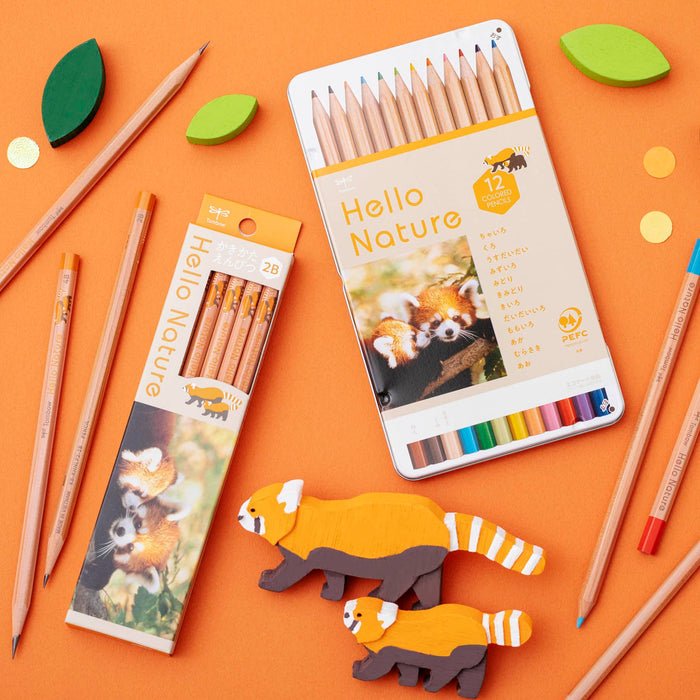 Tombow 2B Drawing Pencil - Hello Nature Red Panda Series