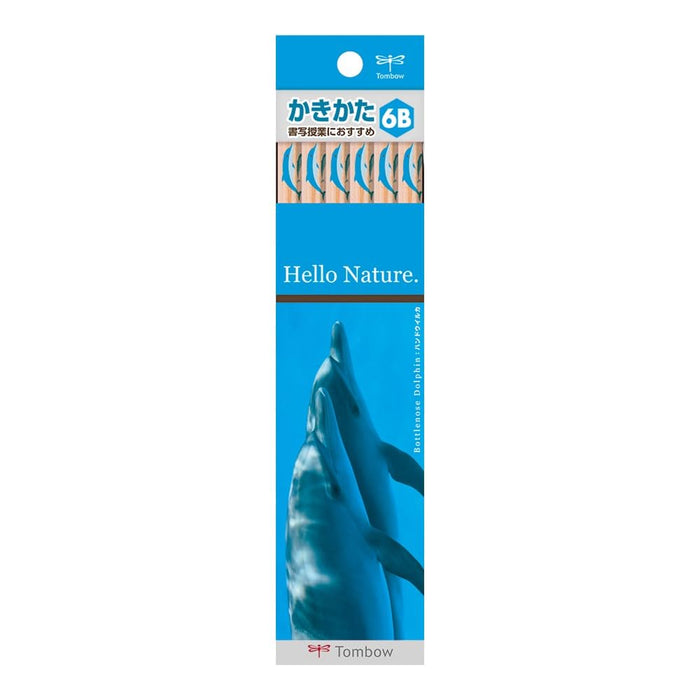 Tombow Hello Nature Dolphin 6B Pencils - Pack of 12