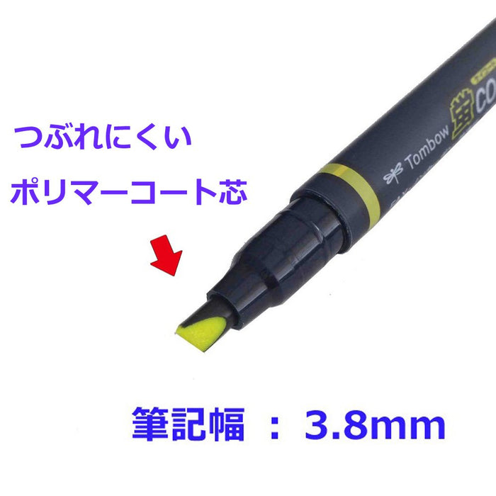 Tombow 螢光筆螢光筆 80 黃色 10 件裝