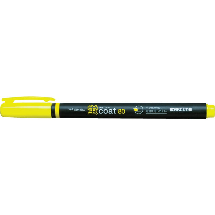 Tombow Fluorescent Yellow Pencil Highlighter Coat 80 - Wa-Sc91 Model