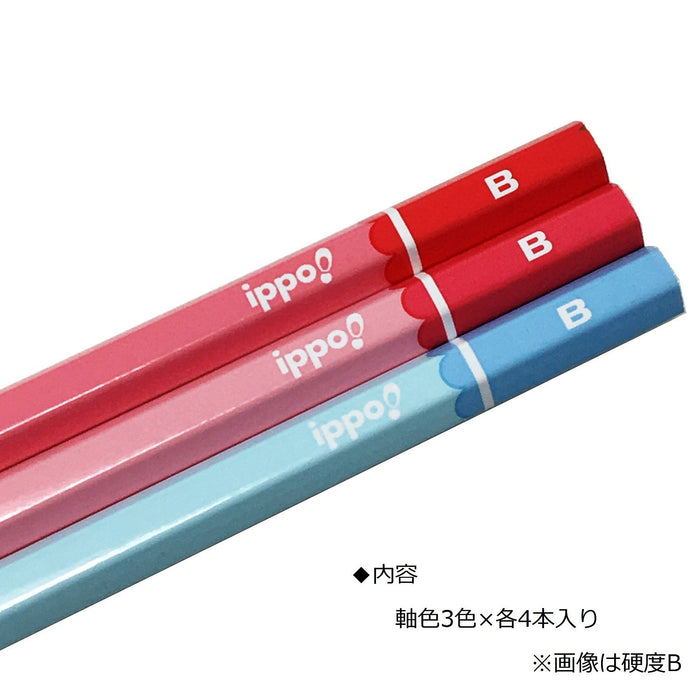 Tombow Ippo 2B 普通繪圖鉛筆 - 12 支裝