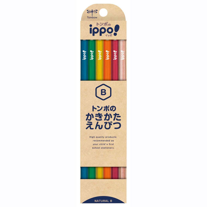 Tombow Ippo Kakikata 自然 B 專業用鉛筆 KB-KNN04-B