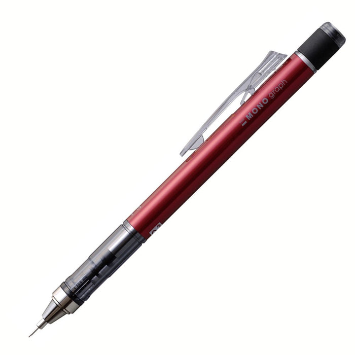 Tombow Mono Monograph 0.3 Mechanical Pencil in Red Pack of 5