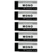 Tombow Mono Eraser Pencil PE01 Black Pack of 5 Pieces-Kiichin - The #1 Place for Japanese Goods in Your Hand!