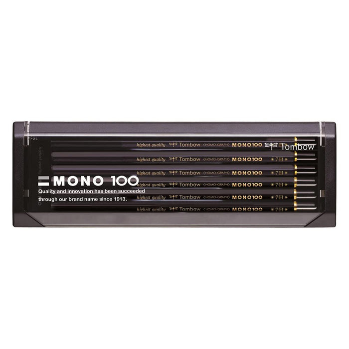 Tombow Mono 100 鉛筆套裝 7H 硬度 12 支裝