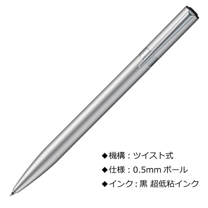 Tombow Zoom L105 Silver Oil Ballpoint Pen 0.5 Tombow Pencil FLB-111A