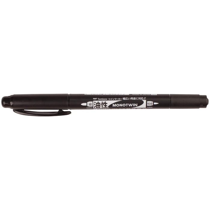 Tombow Mono Twin Signature Pen Extra Fine E Black Oil-Based Pencil Os-Tme33