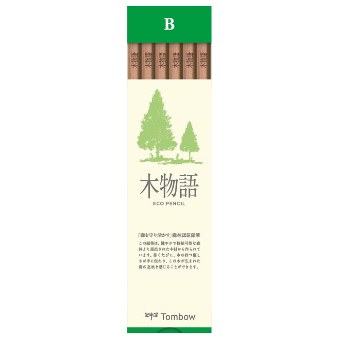 Tombow 鉛筆 S 樹故事 B 12 支裝 La-Ksb 風格 Tombow