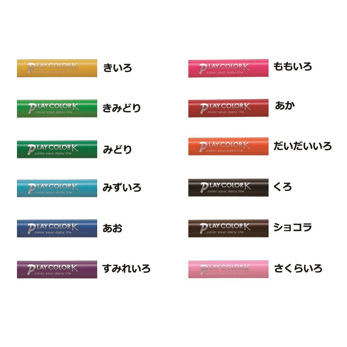 Tombow Water-Based Signature Pen Play Color K 12 Colors Set GCF-011