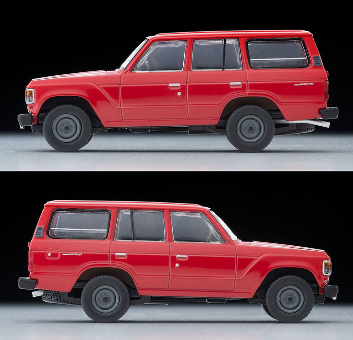 Tomytec Red Toyota Land Cruiser 60 Standard Van 1/64 - Lv-N279B Tomica Vintage Neo